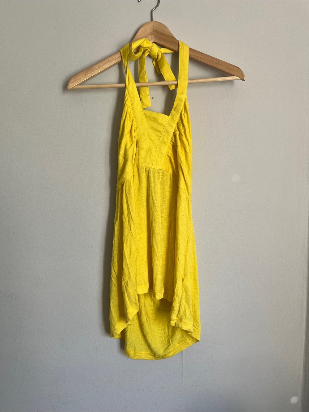 Bright Yellow Halter Top